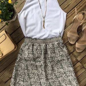 J Crew Lace Skirt